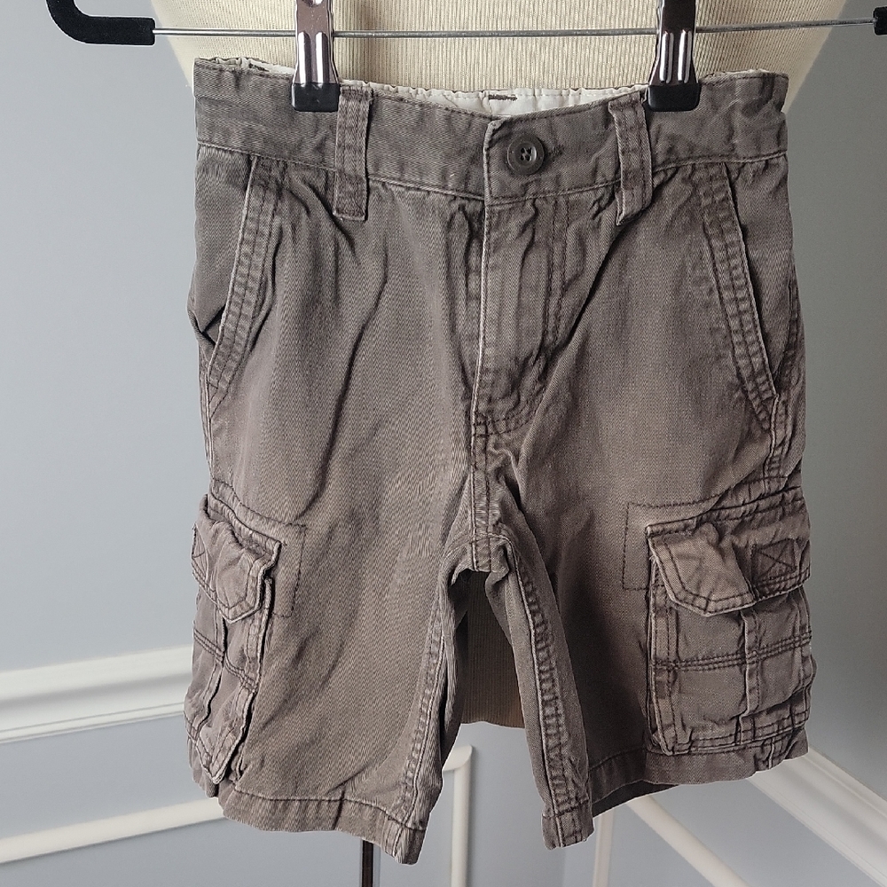 OLD NAVY **3 for $20 item** Boy's Brown Cargo Casual Summer‎ Play Shorts Sz 6